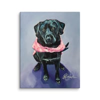 Image 4 of Black Labrador Purple