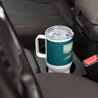 Image 4 of Travel mug with a handle (Psalms 9;11)