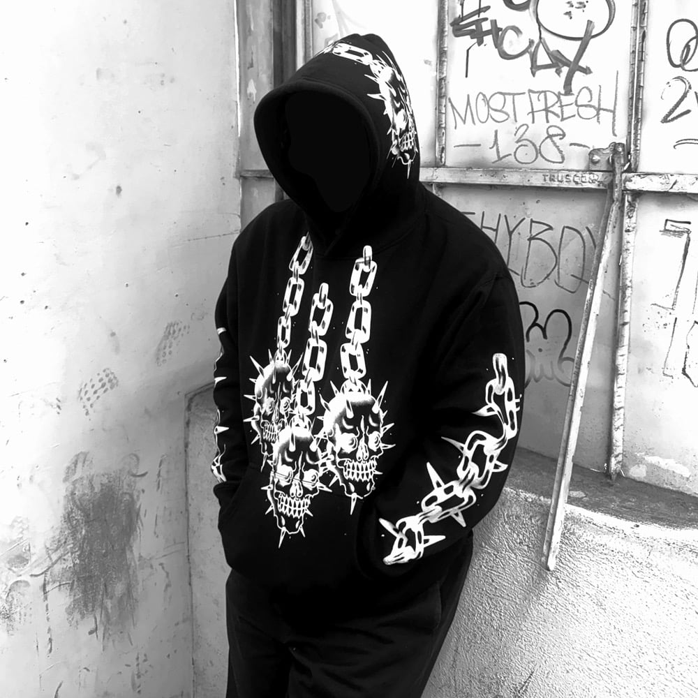 Image of  blast over chain hoodie 