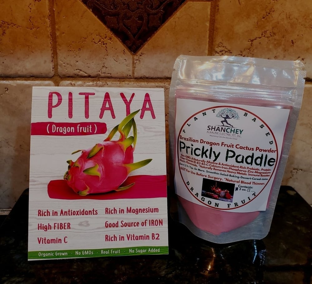 Prickly Pear/Dragon Fruit/Nopales. Prebiotic-Diabetes-Heavy Metals-Cell Repair-Diabetes-Serotonin