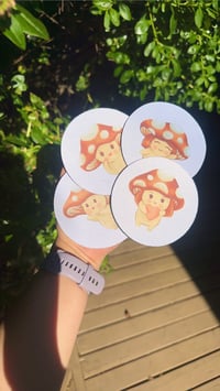Image 1 of Mushroom pal coasters set of 6