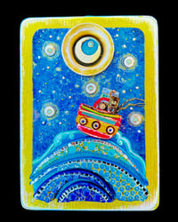 Image 1 of On top of the world on our little boat 