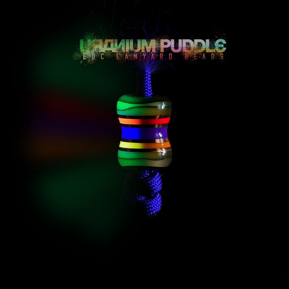 Uranium Puddle EDC lanyard beads (GLOW)