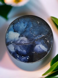 Image 6 of Set of 4 Epoxy Resin Art Coasters 'The Journey'