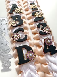 Image 3 of FLoral Alphabet and Numbers Metal Diecut 