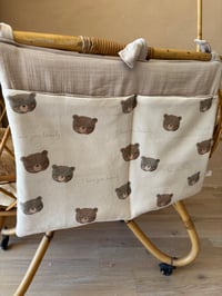 COMMANDE RANGE DOUDOU ET COUVERTURE MOTIF OURS