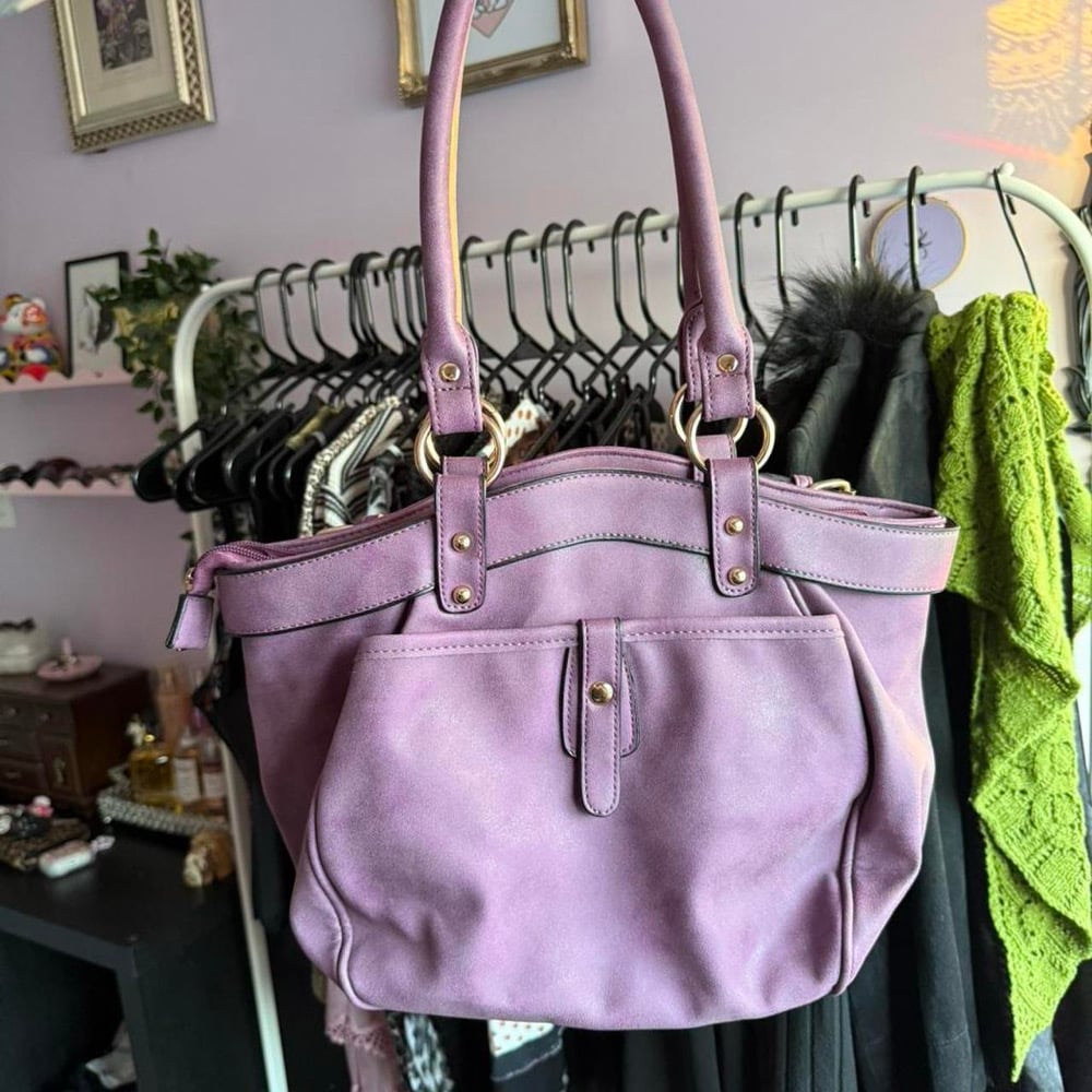 Image of B.Lush Purple Handbag