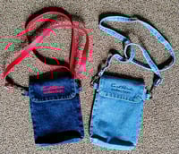 Denim Pouch Set