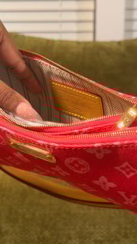 Image 2 of Pink Pochette Liv Monogram bag 