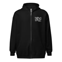 Image 2 of N8NOFACE STACKED LOGO Embroidered Unisex heavy blend zip hoodie (Black, Royal, Navy)