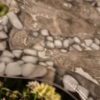 Image 2 of Handmade Marble-Effect Home Decor | Unique Art Piece