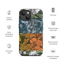 Image 19 of Art Nouveau Inspired Colorful Quartet Boho Hippie Floral Sketch Tough Case for iPhone®