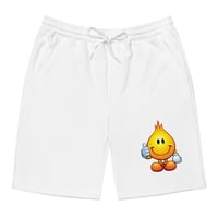 Image 2 of Flame boy Men's fleece shorts