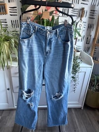 Fashion Nova distressed jeans 