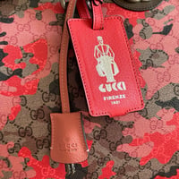 Image 11 of GG Camouflage Boston Bag