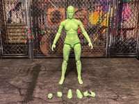 Doomboy Studios 6” Female Hero Action Figure Halloween Special Mint Green Edition