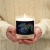 Dragon glass jar soy wax candle