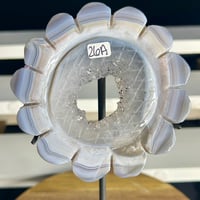 Image 3 of Druzy Agate Sunflower On Stand (26A)