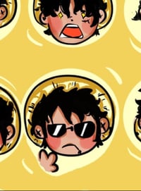 🏴‍☠️’Luffy’ sticker sheet 