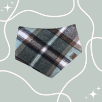 Image 1 of Sage Check Bandana