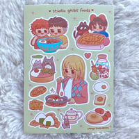 Image 1 of Ghibli Food sticker sheet