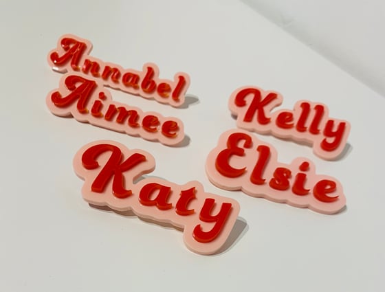 Image of 3D Name Badge