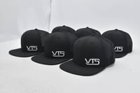 Image 1 of VTS cap SnapBack (BLACK) with laser drilled holes 