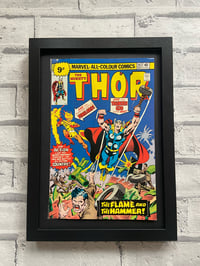 Image 1 of Thor, framed complete vintage Marvel comic, No 247 May 1976