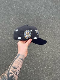 Image 2 of GREEN BRIM PARTLY CLOUDY TORONTO  BLUE JAYS CUSTOM FITTED CAP