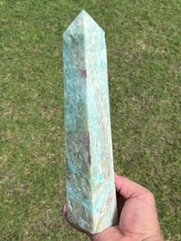 Image 11 of Large Blue Aragonite Obelisk #3072