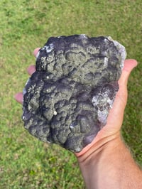 Image 5 of Purple Botryoidal Fluorite With Pyrite Specimen #1468