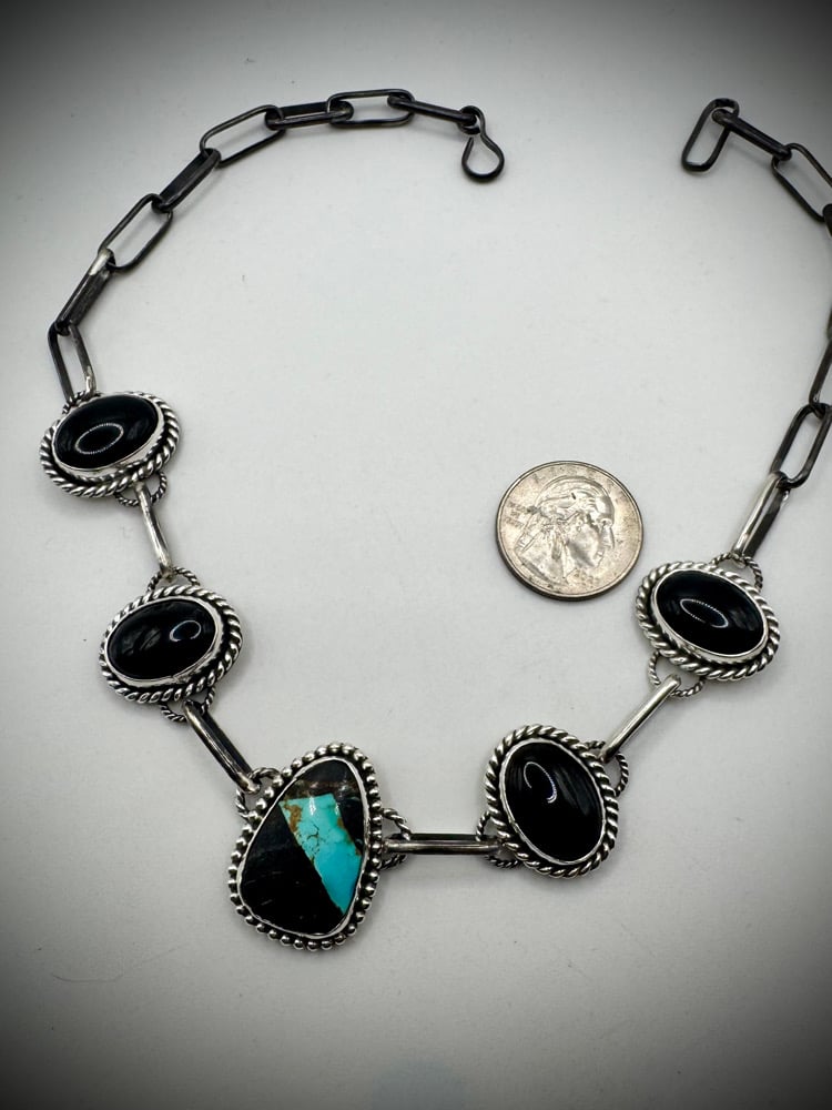 Image of Blackjack & Black Onyx Choker