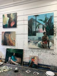 Image 4 of Painting / maleri / "Et øjeblik VII" / 90x120 cm