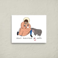 Saint Augustine with Hippo Print