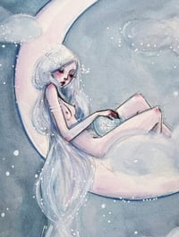 Image 1 of Sneachta-the snow witch- inktober 24