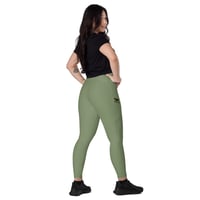 Image 5 of Army Fatigue Leggings with pockets