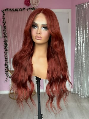 Image of human hair auburn (ready to ship) 