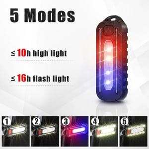 Image of “CODE-ZERO” LED Tac Vest Clip Torch