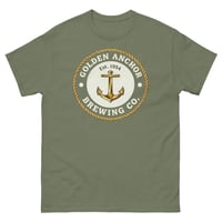 Image 1 of Golden Anchor Brewing Co. Nautical Vintage Brewery T-Shirt