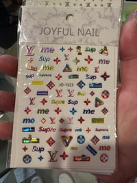 Image 2 of LV Stickers (1 sheet )