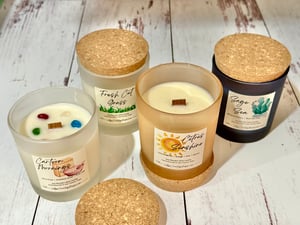 Image of Frosted Glass Soy Candles