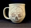 Grey Speckled Skull Mug (Small) 