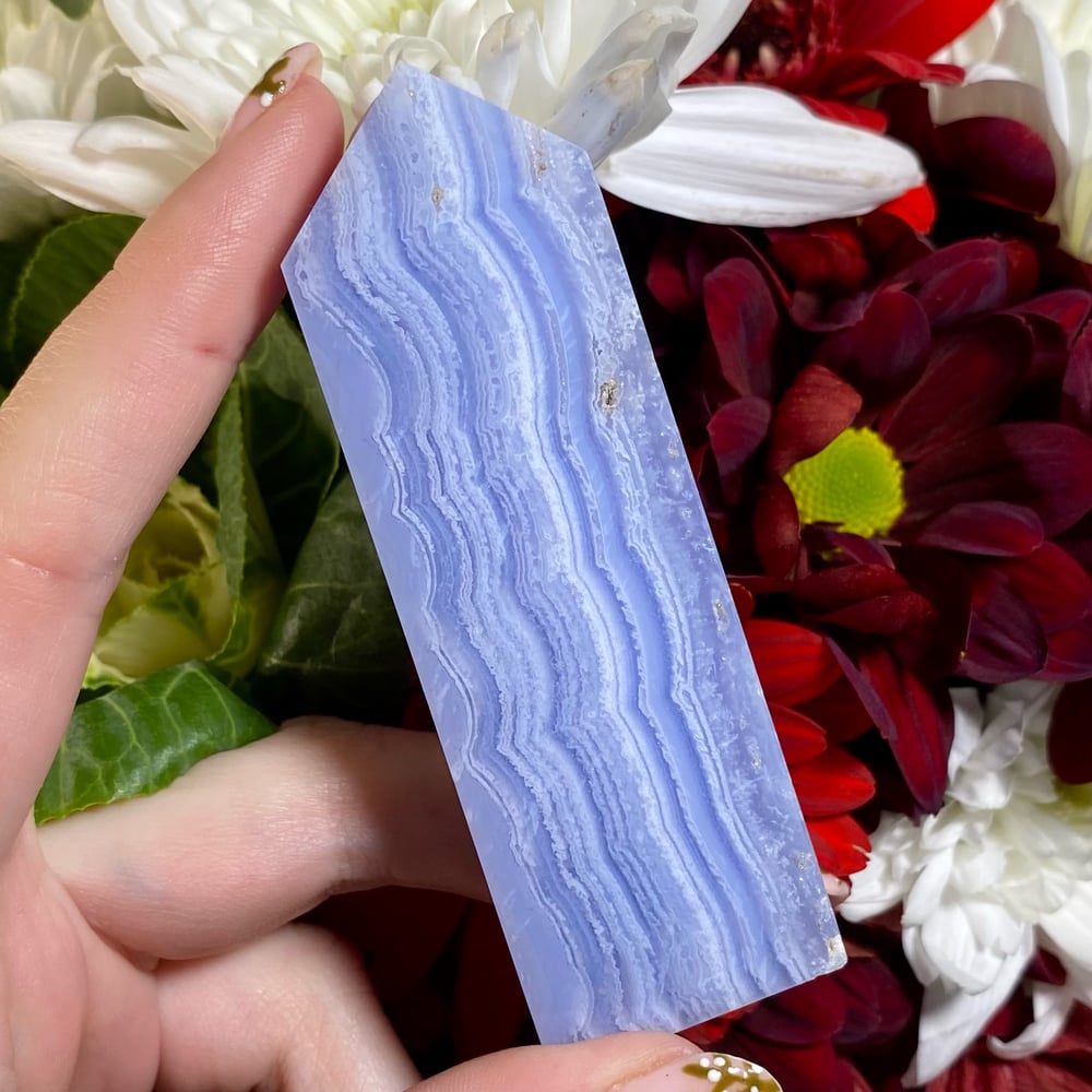 Image of Blue Lace Agate Tower