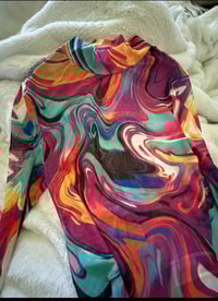 Image 2 of Swirl "pink/purple " Top 