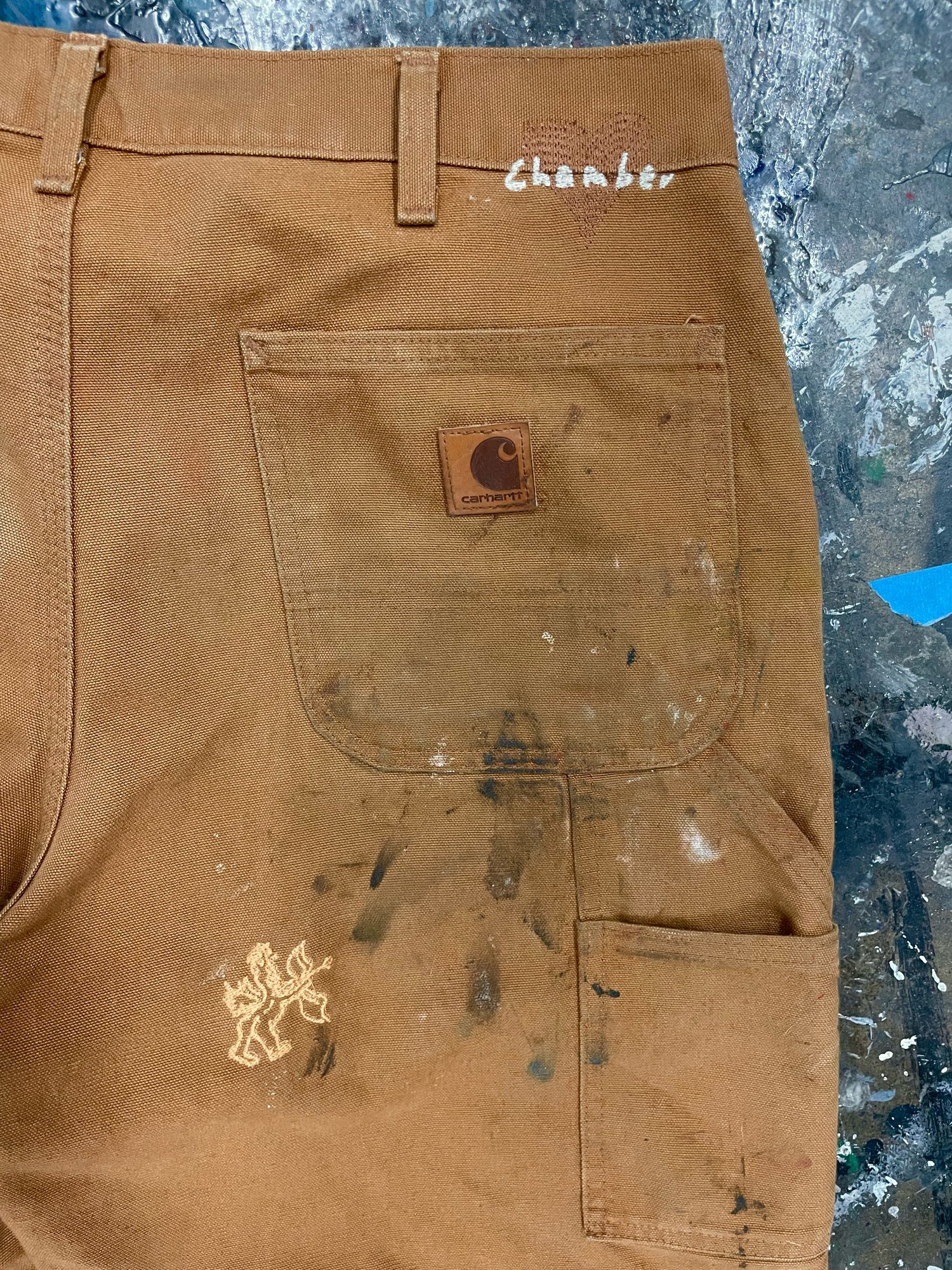 Image of Cupid carhartt carpenter pant 1/1