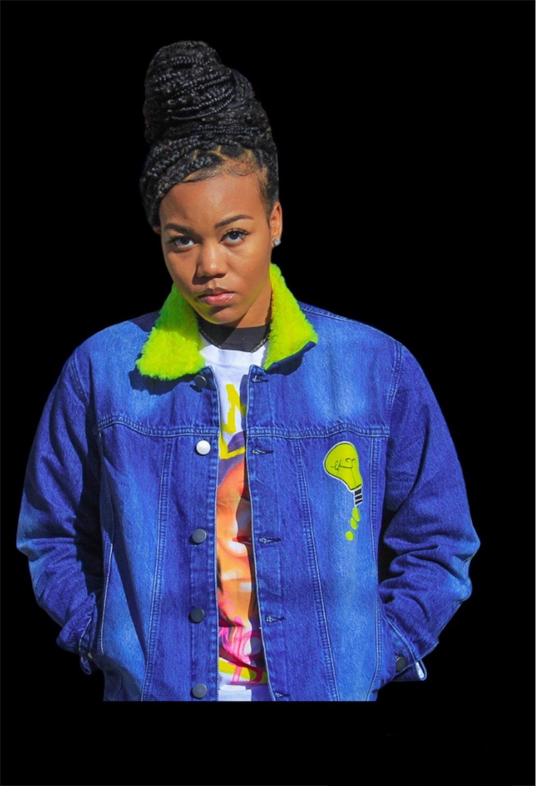 K'T Crown Picasso Denim Jacket