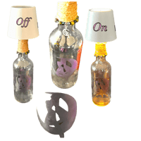 Image 2 of Fairy moon bottle lamp