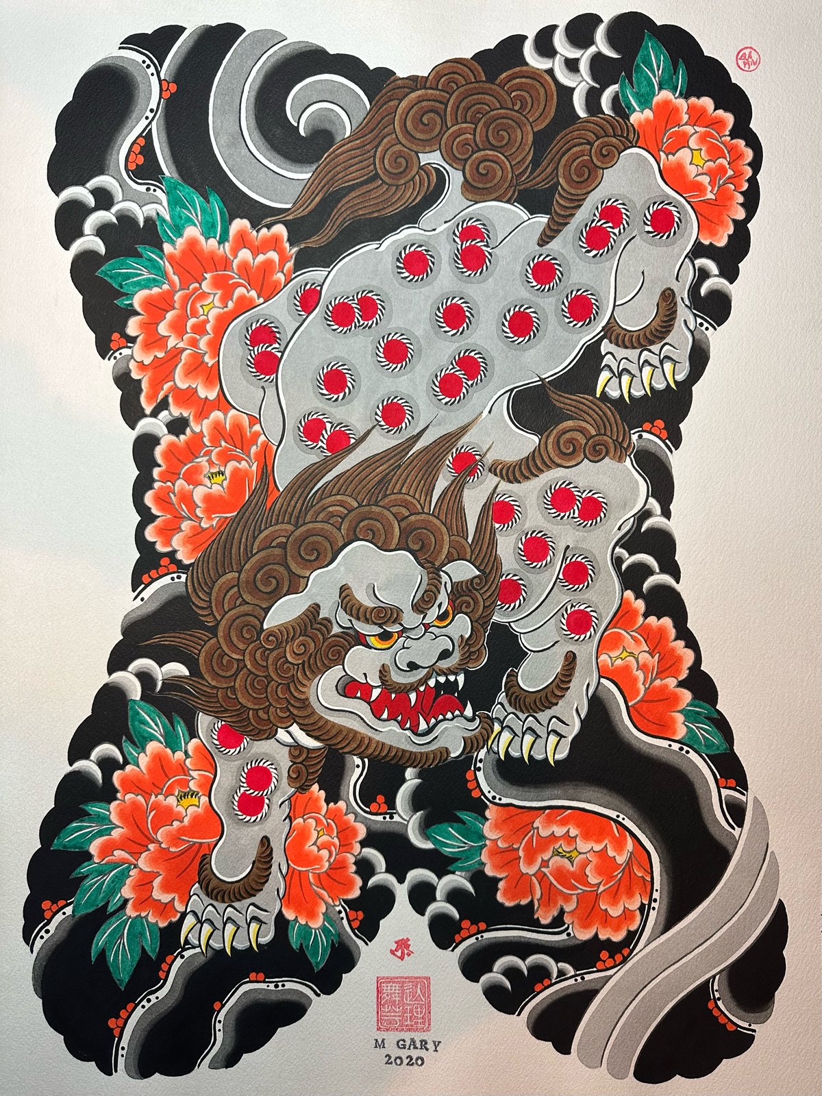 Image of Original Painting Karashishi
