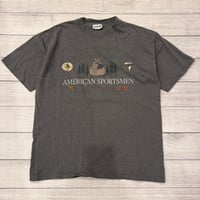 Image 1 of Vintage American Sportsman Tee Grey - XL