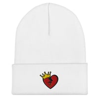 Image 2 of LOVE CONQUERS Cuffed Beanie